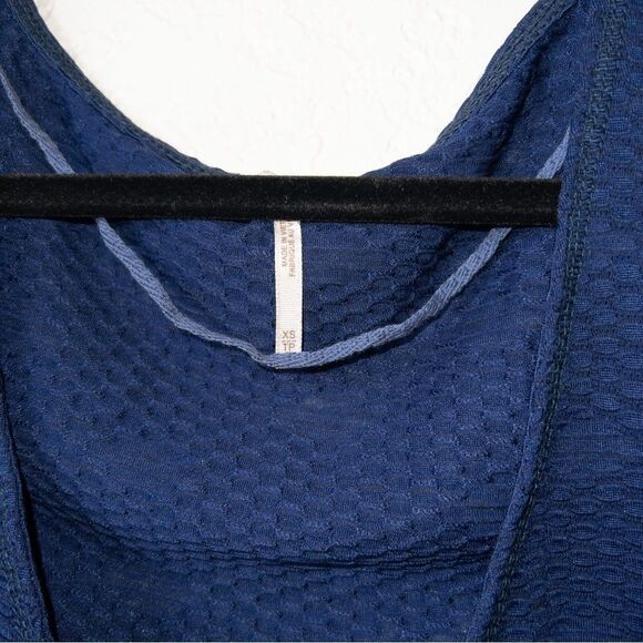 NWT Free People Ink Combo Penny Plunge Neckline Wrap Top Size XS‎ - Picture 4 of 8